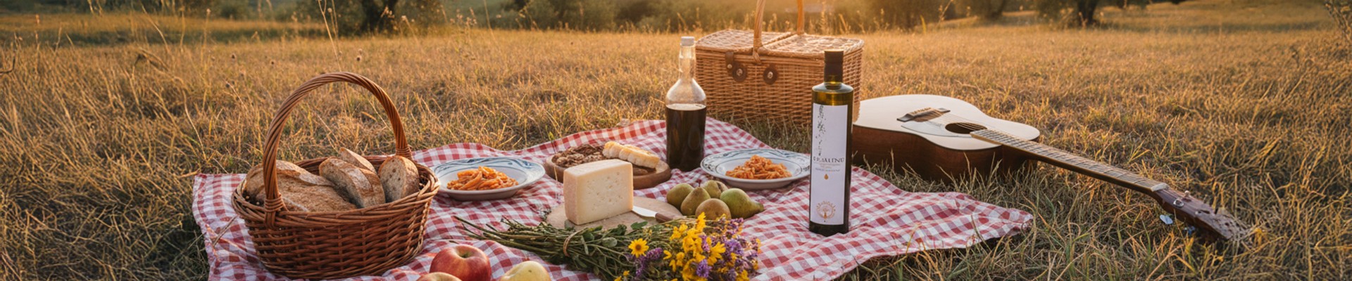 Picnic in campagna: idee leggere con pasta verna e olio evo Le Saline de La Mola