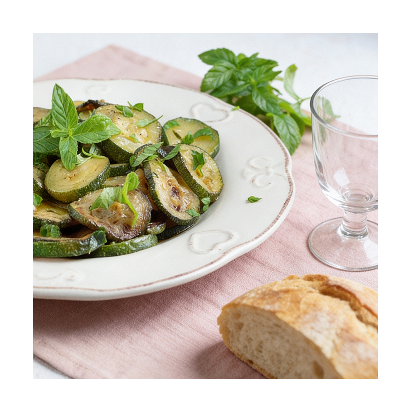 Zucchine e menta