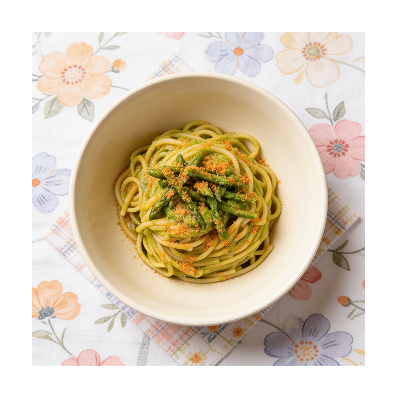 Asparagi, pepe e pangrattato