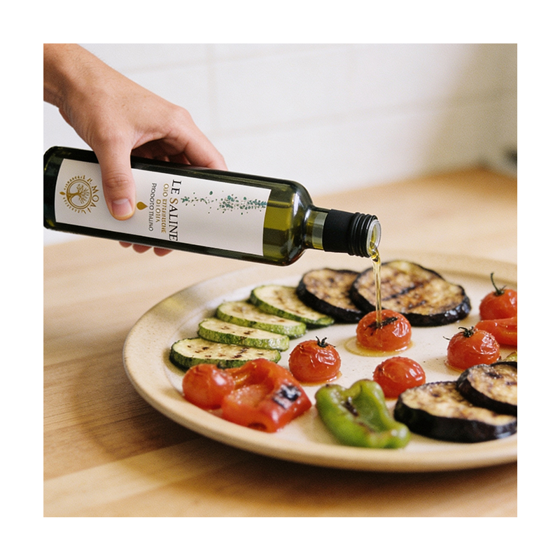 Verdure grigliate e olio EVO Le Saline